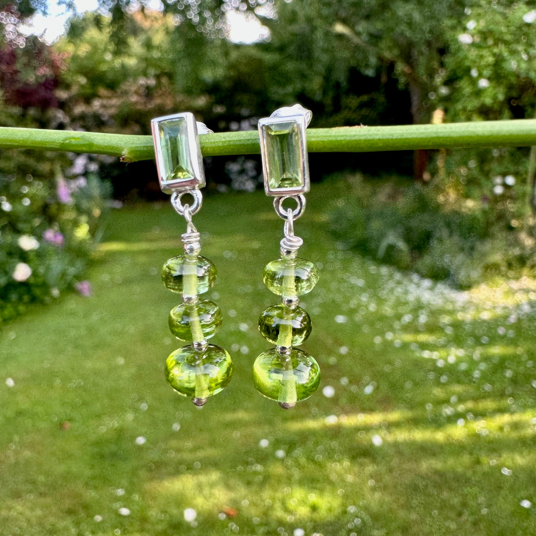 Peridot earrings