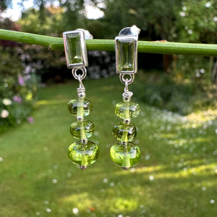 Peridot earrings