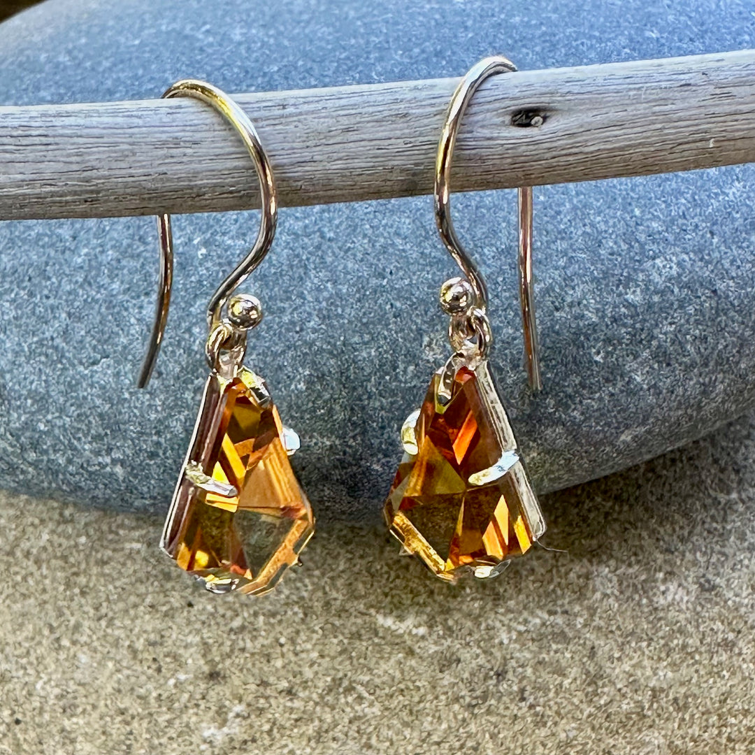 8.82ct citrine earrings