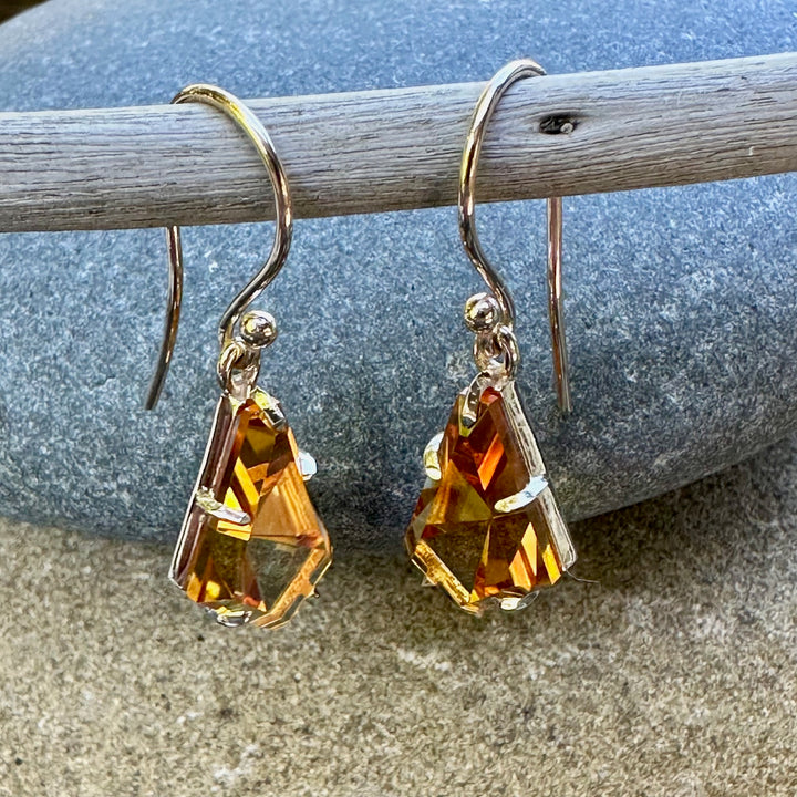 8.82ct citrine earrings