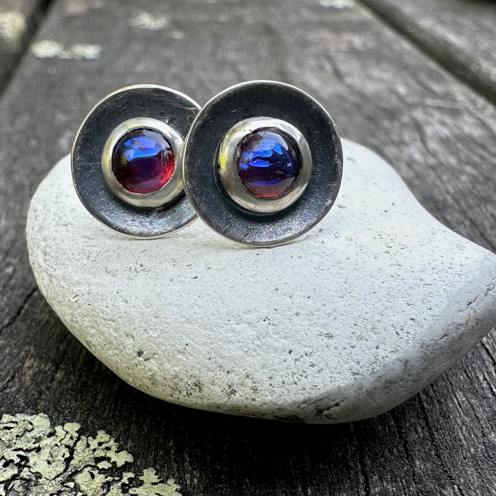 oxidised dragons breath studs