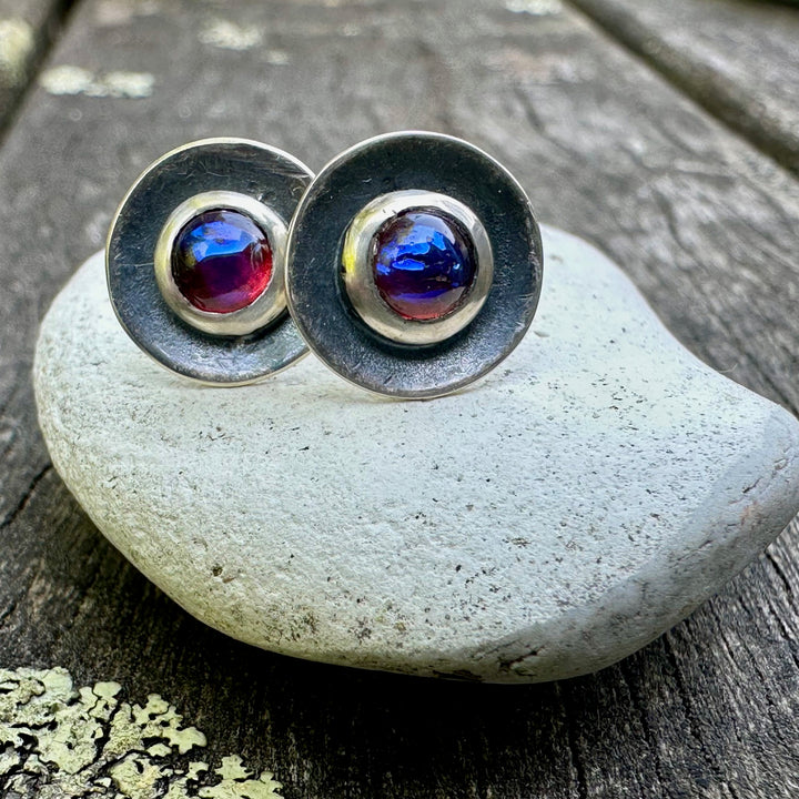 oxidised dragons breath studs