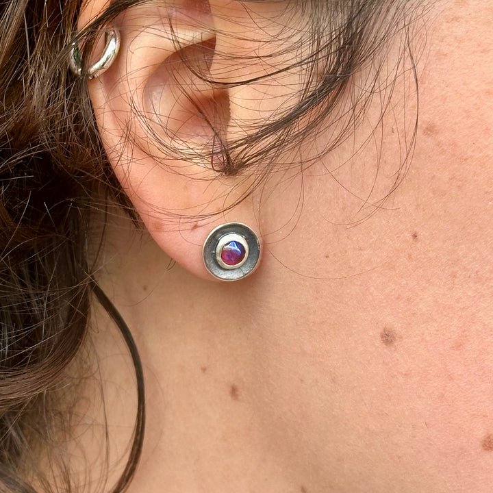 oxidised dragons breath studs