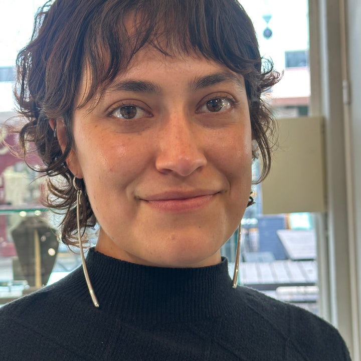 Jacquelin Rabun for Georg Jensen Denmark 1990 earrings