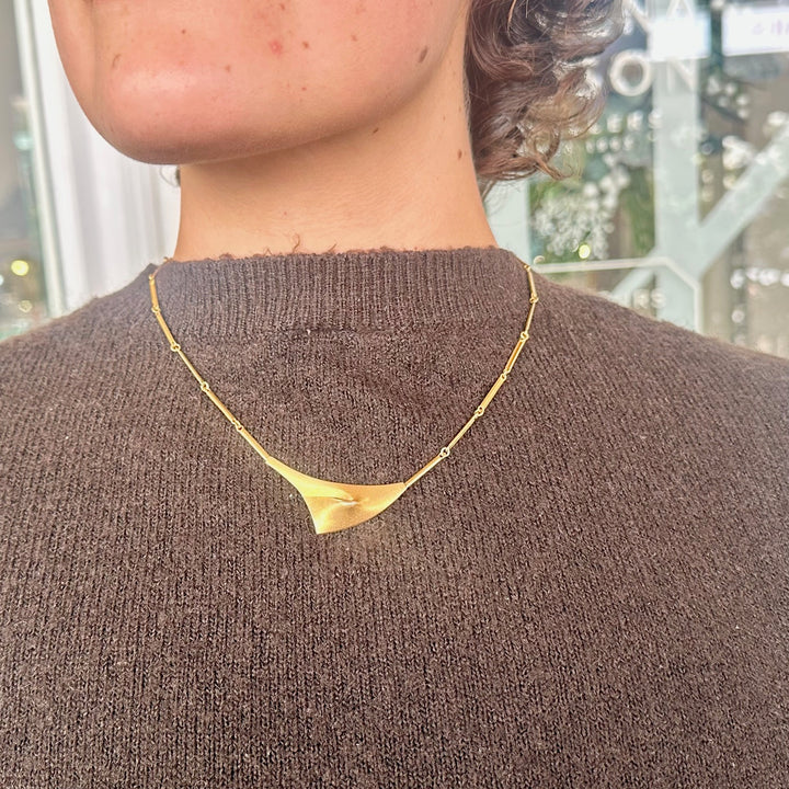 Vintage 14 carat yellow gold Lapponia