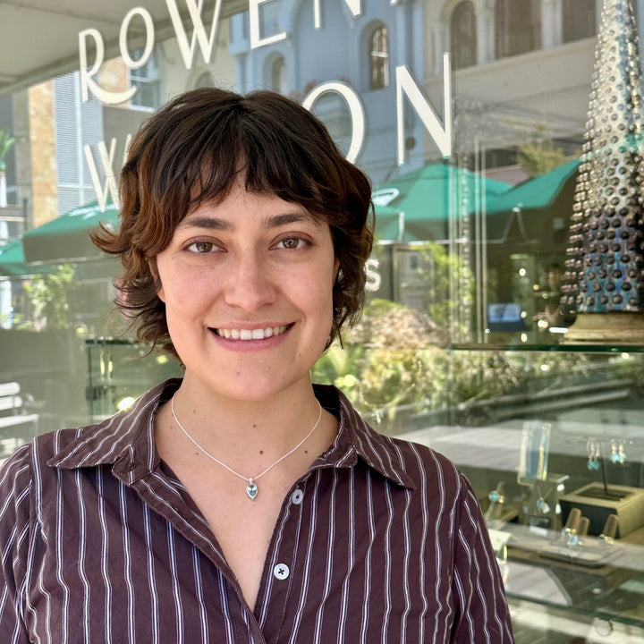 2.10ct Aquamarine pendant in 9ct white gold