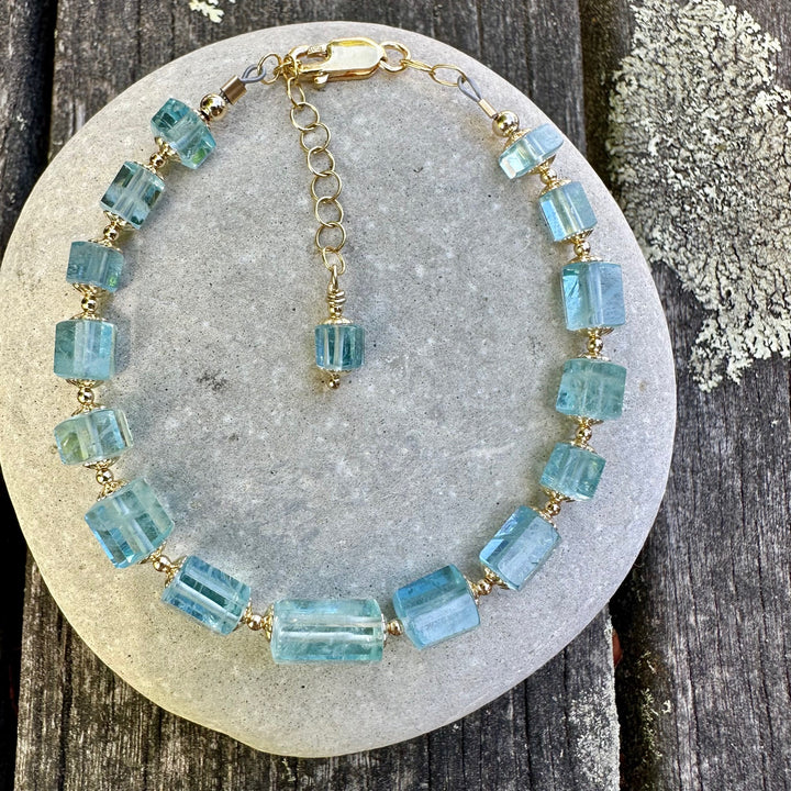 aquamarine bracelet