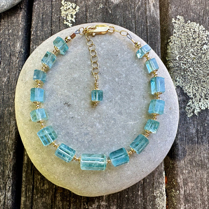 aquamarine bracelet