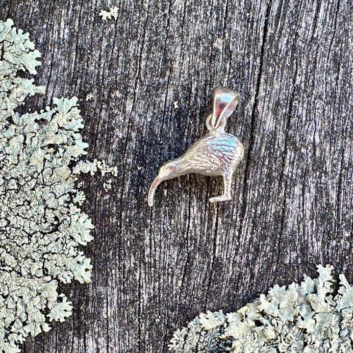 9ct gold kiwi charm pendant