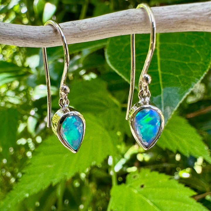 1.05ct Australian crystal drop earrings