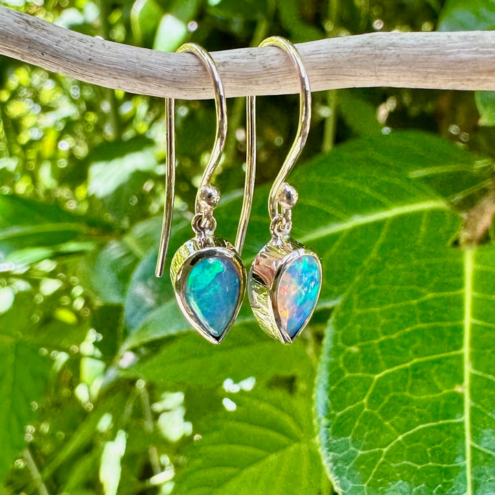 1.05ct Australian crystal drop earrings