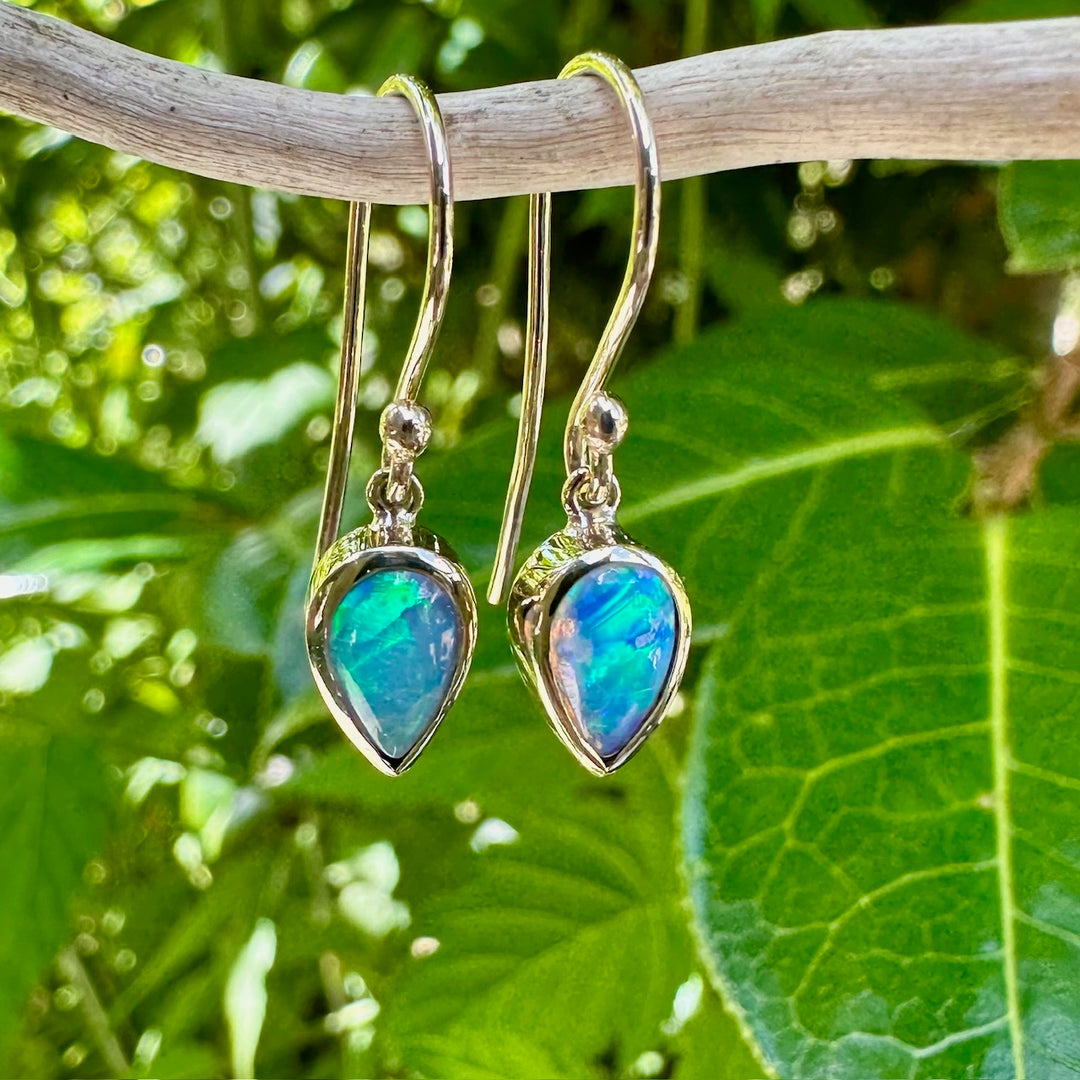 1.05ct Australian crystal drop earrings