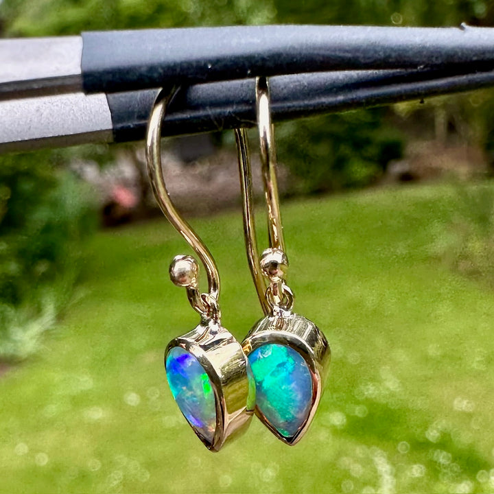 1.05ct Australian crystal drop earrings