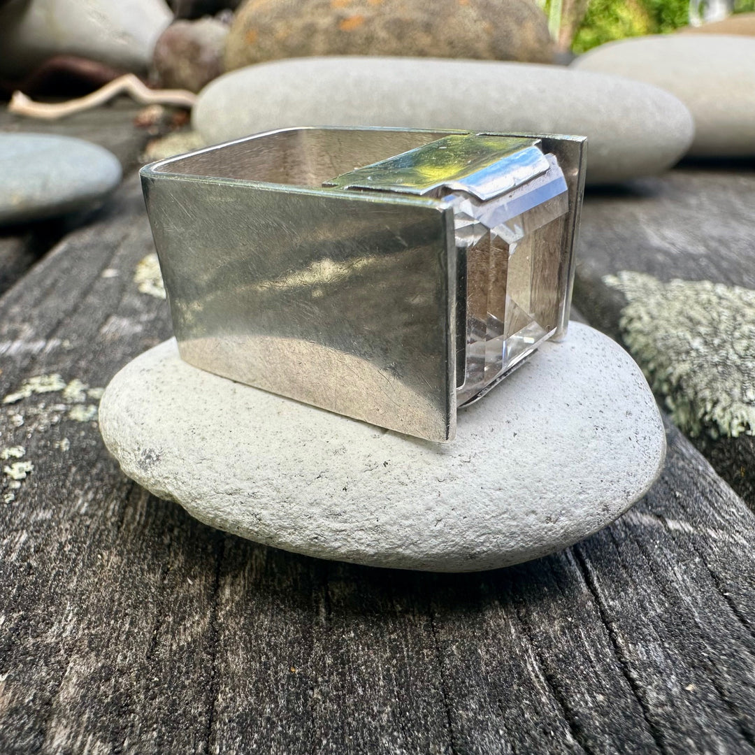 1974 Quartz crystal ring Finland