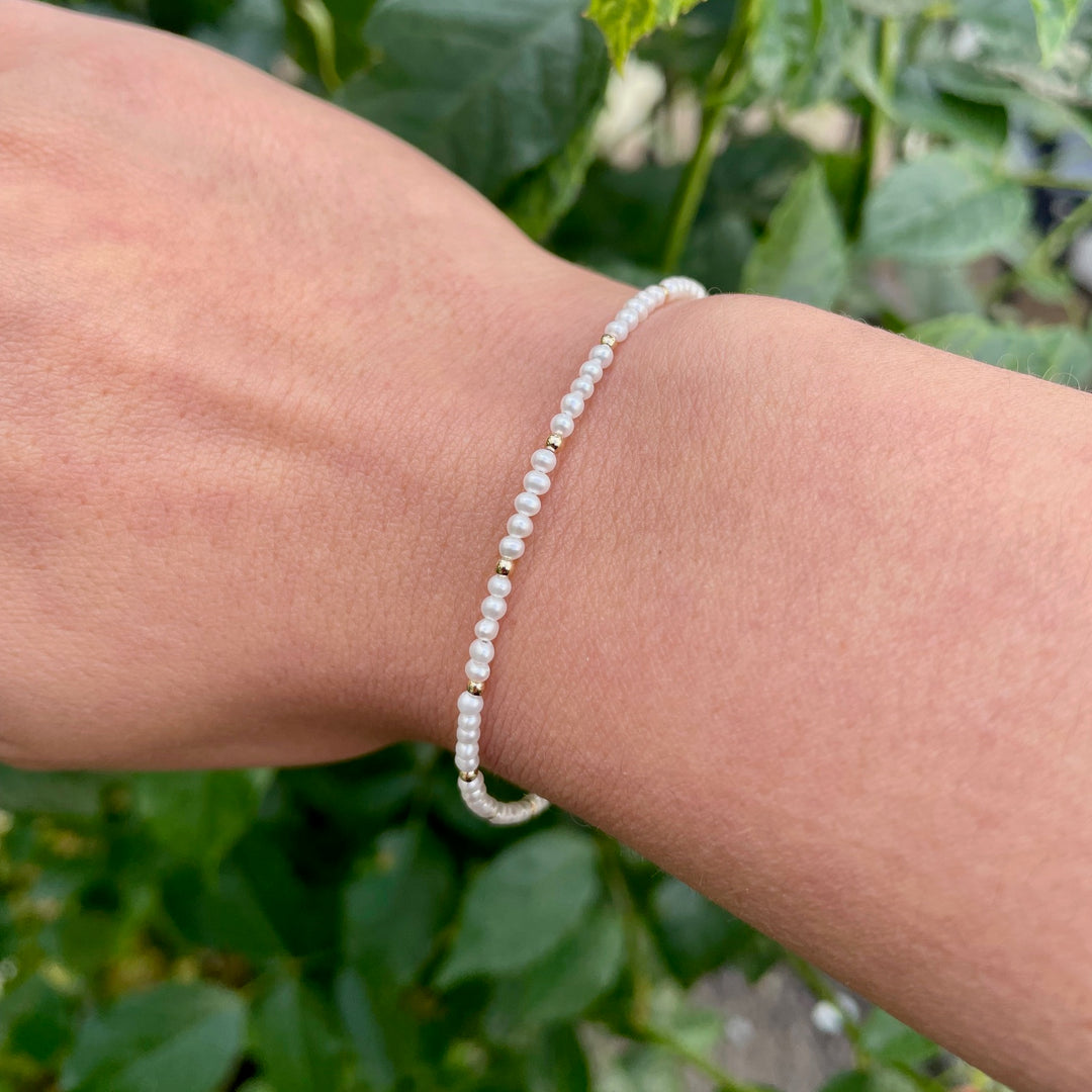 Tiny freshwater pearl bracelet