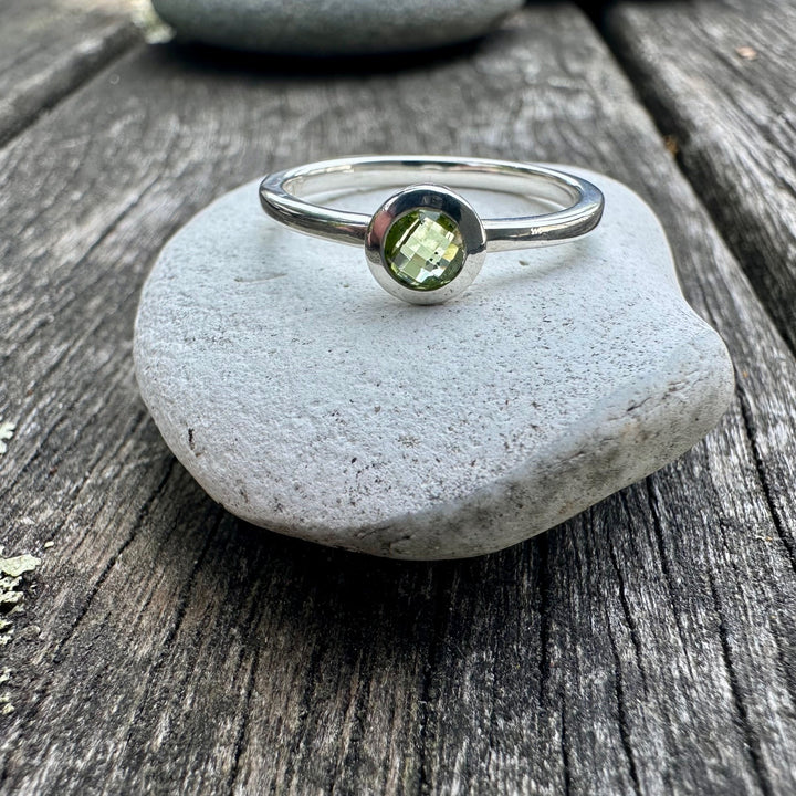 Pepe peridot ring in sterling silver