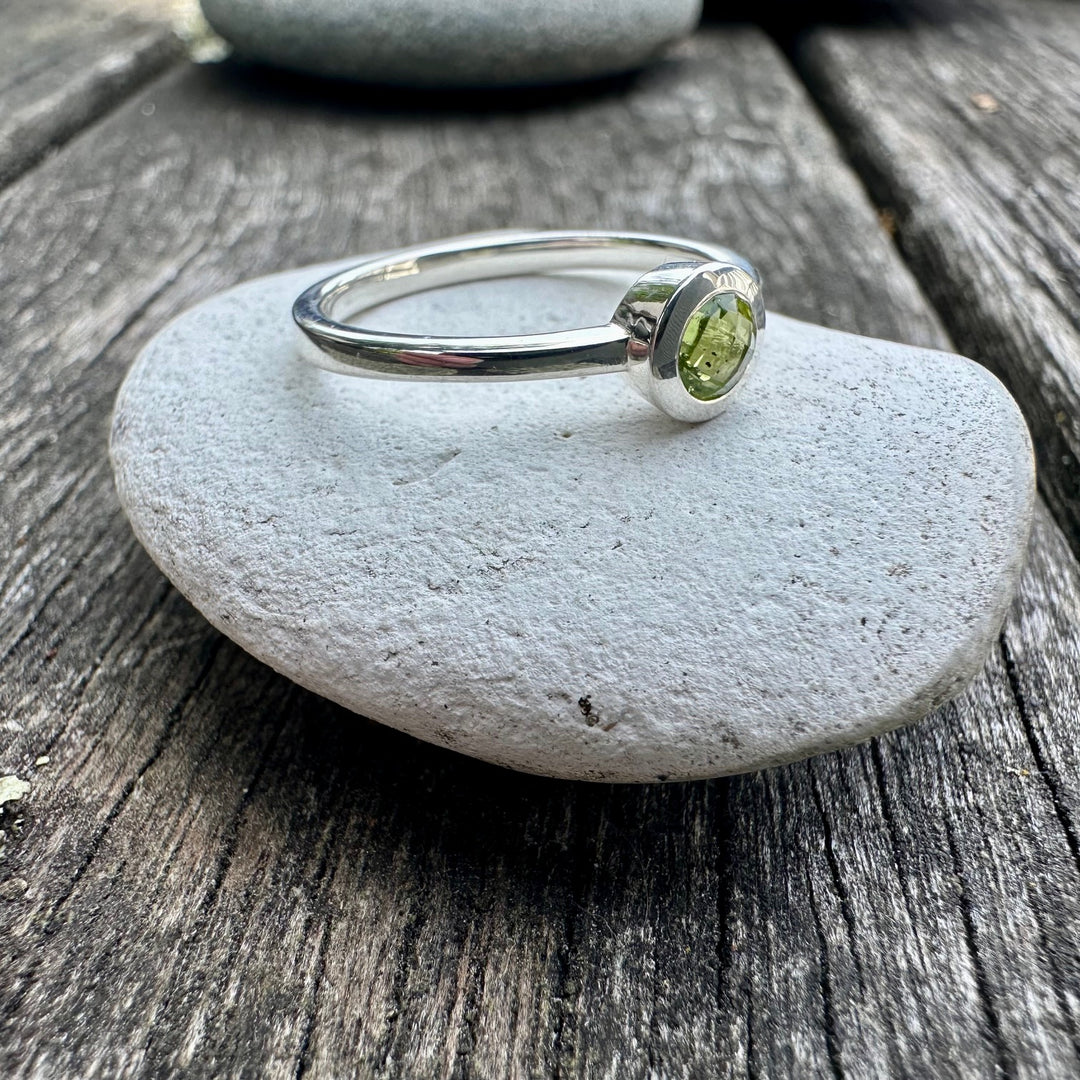 Pepe peridot ring in sterling silver