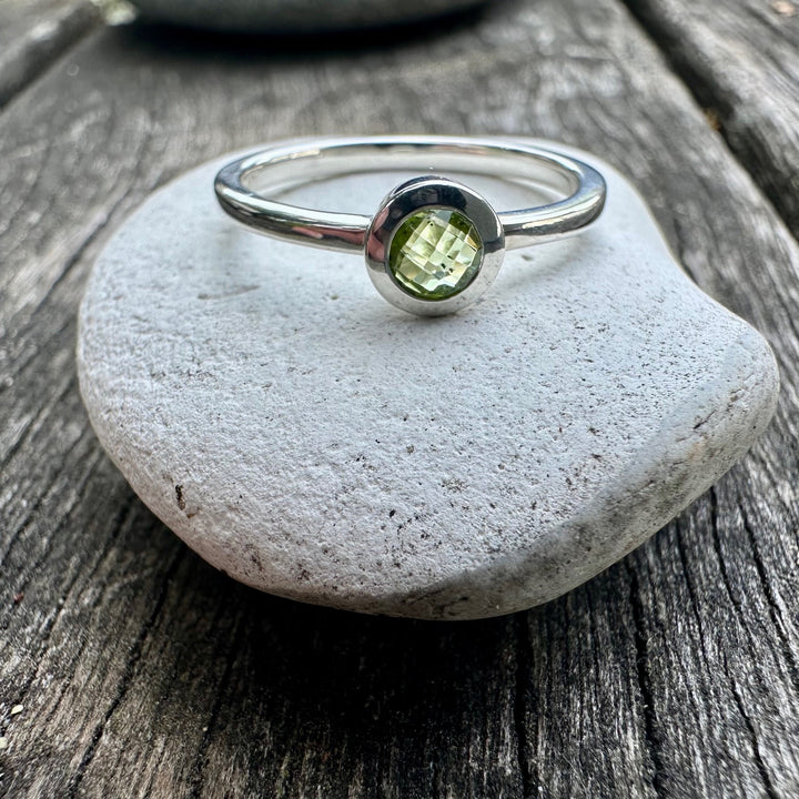 Pepe peridot ring in sterling silver