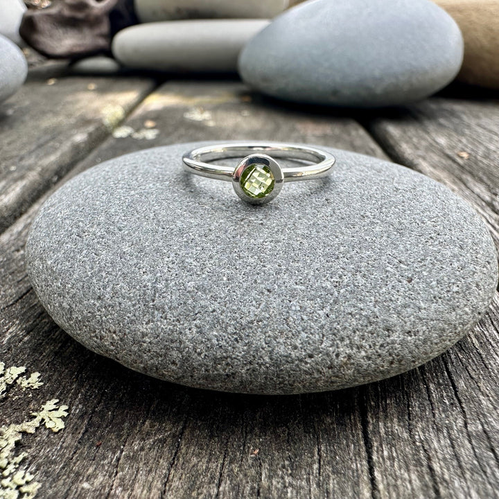Pepe peridot ring in sterling silver