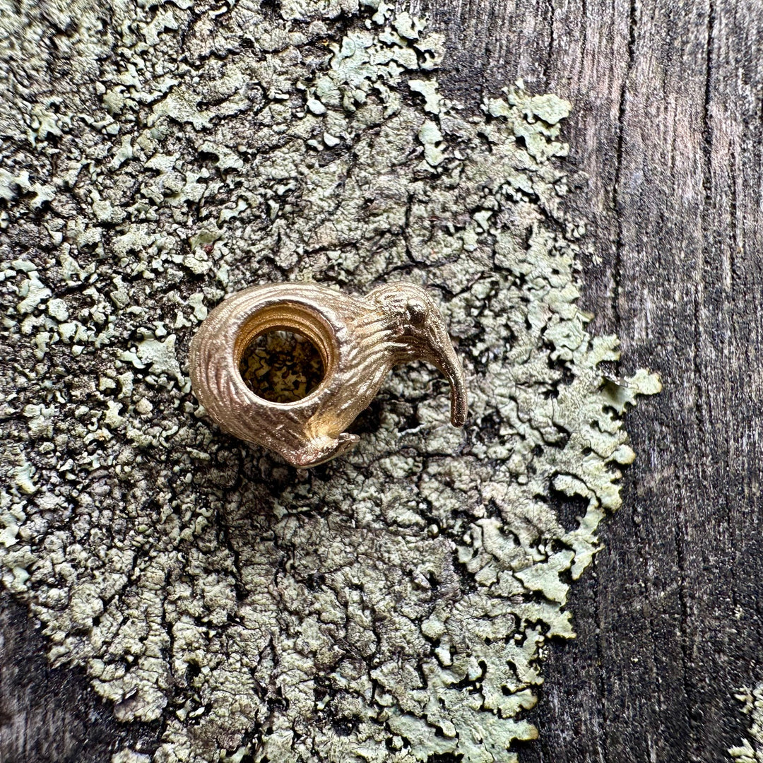 9ct yellow gold kiwi bead