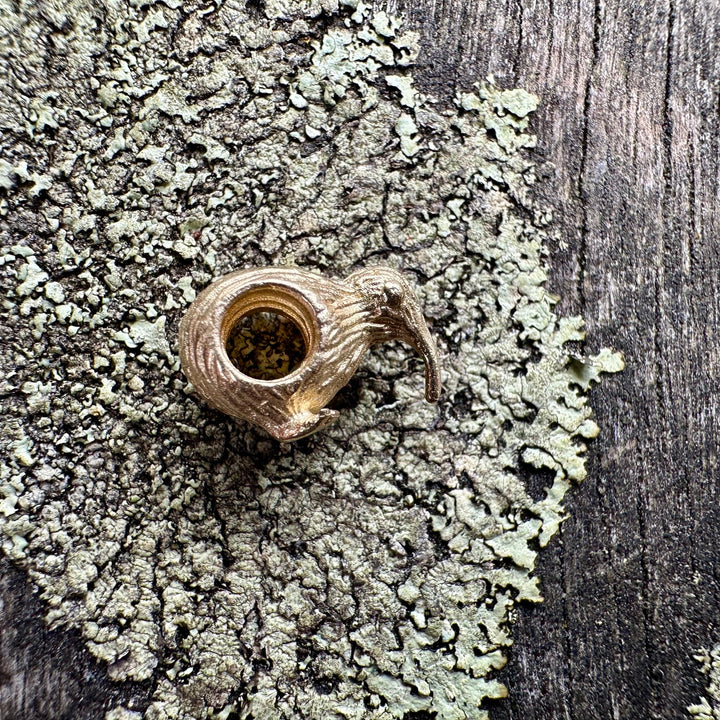 9ct yellow gold kiwi bead