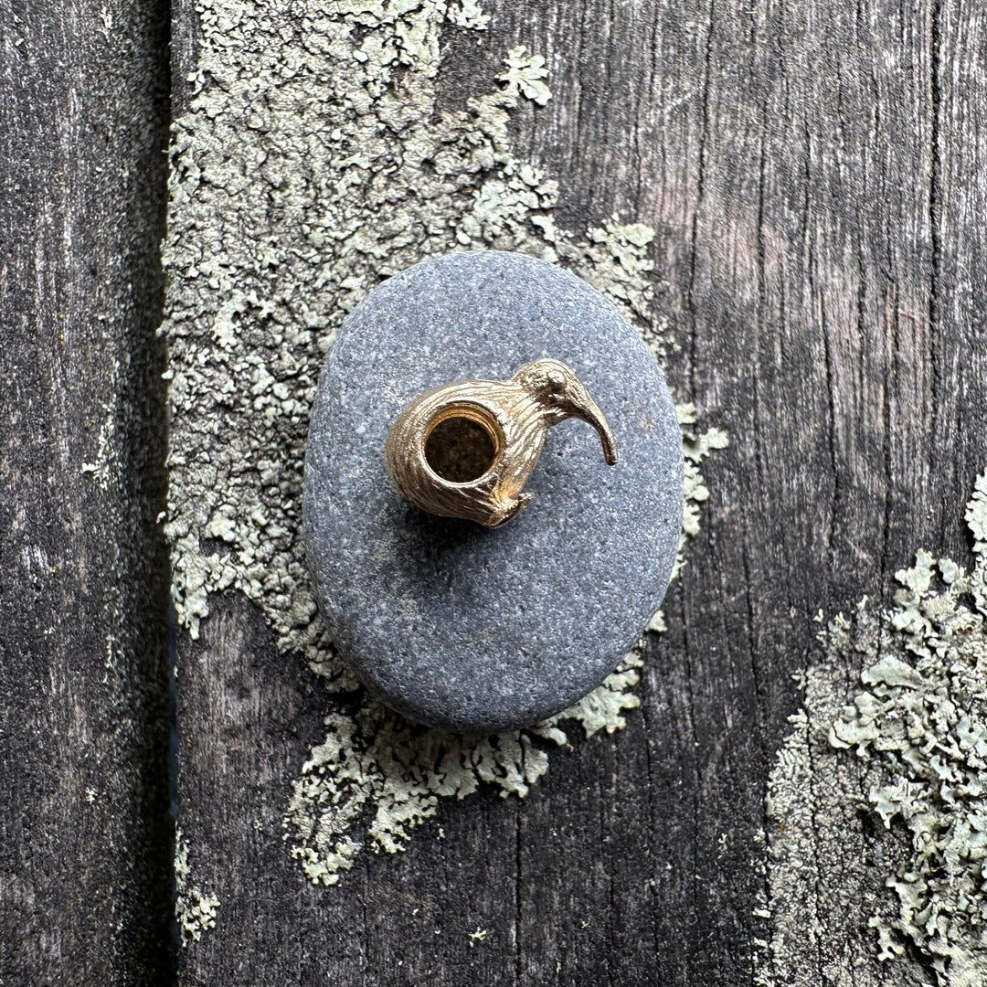 9ct yellow gold kiwi bead