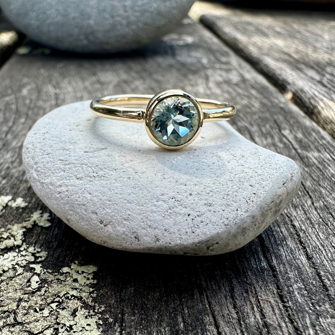 Brazilian aquamarine ring