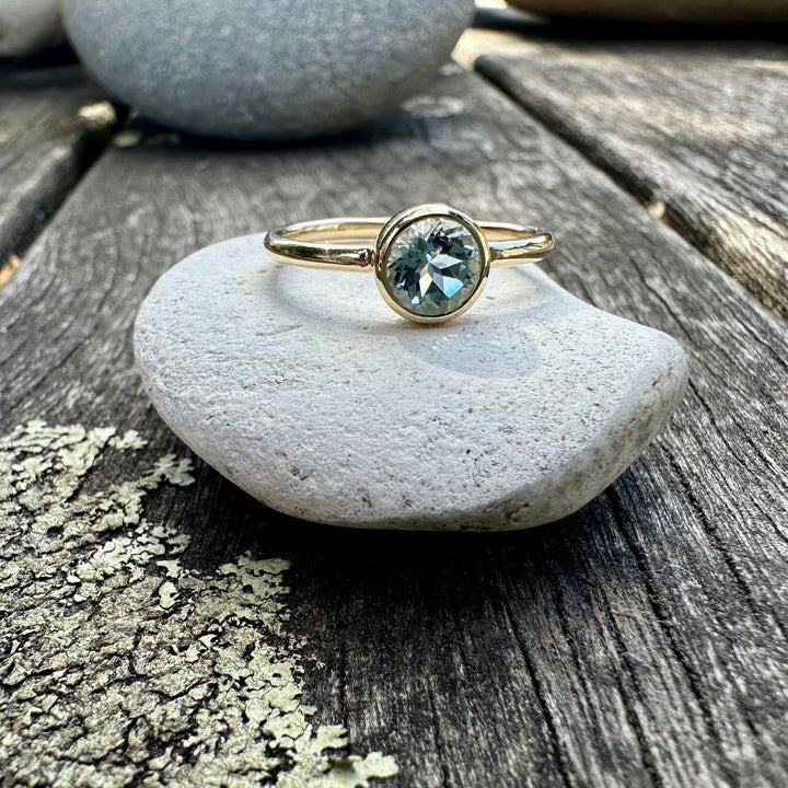 Brazilian aquamarine ring
