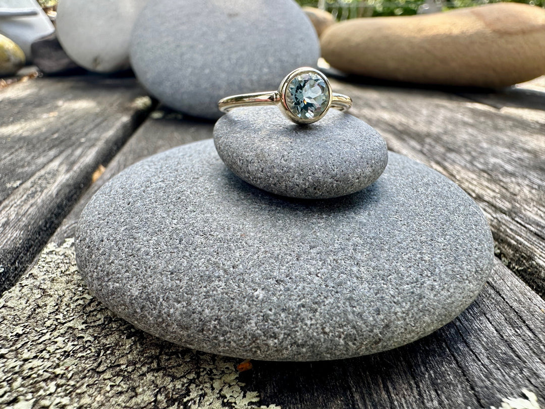 Brazilian aquamarine ring