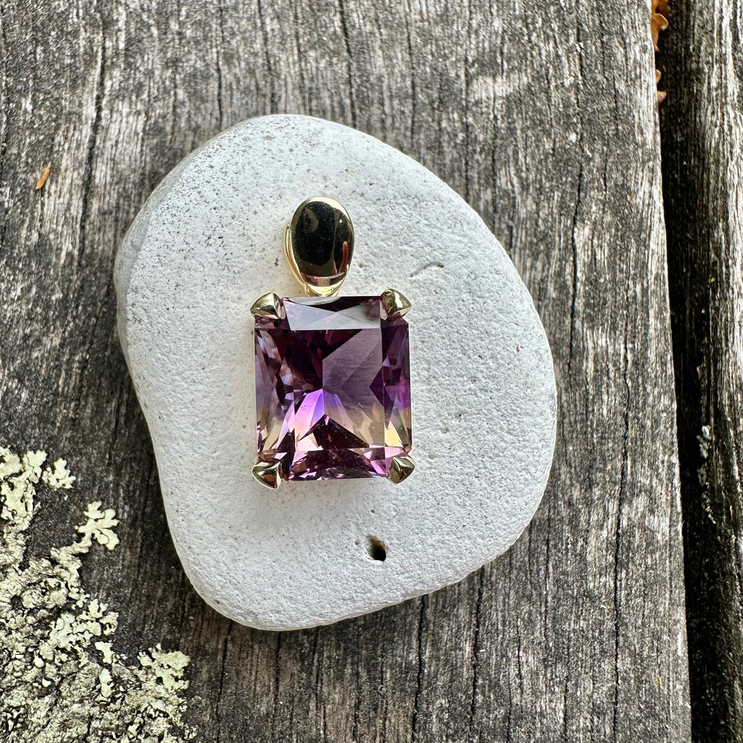 Bolivian Ametrine pendant