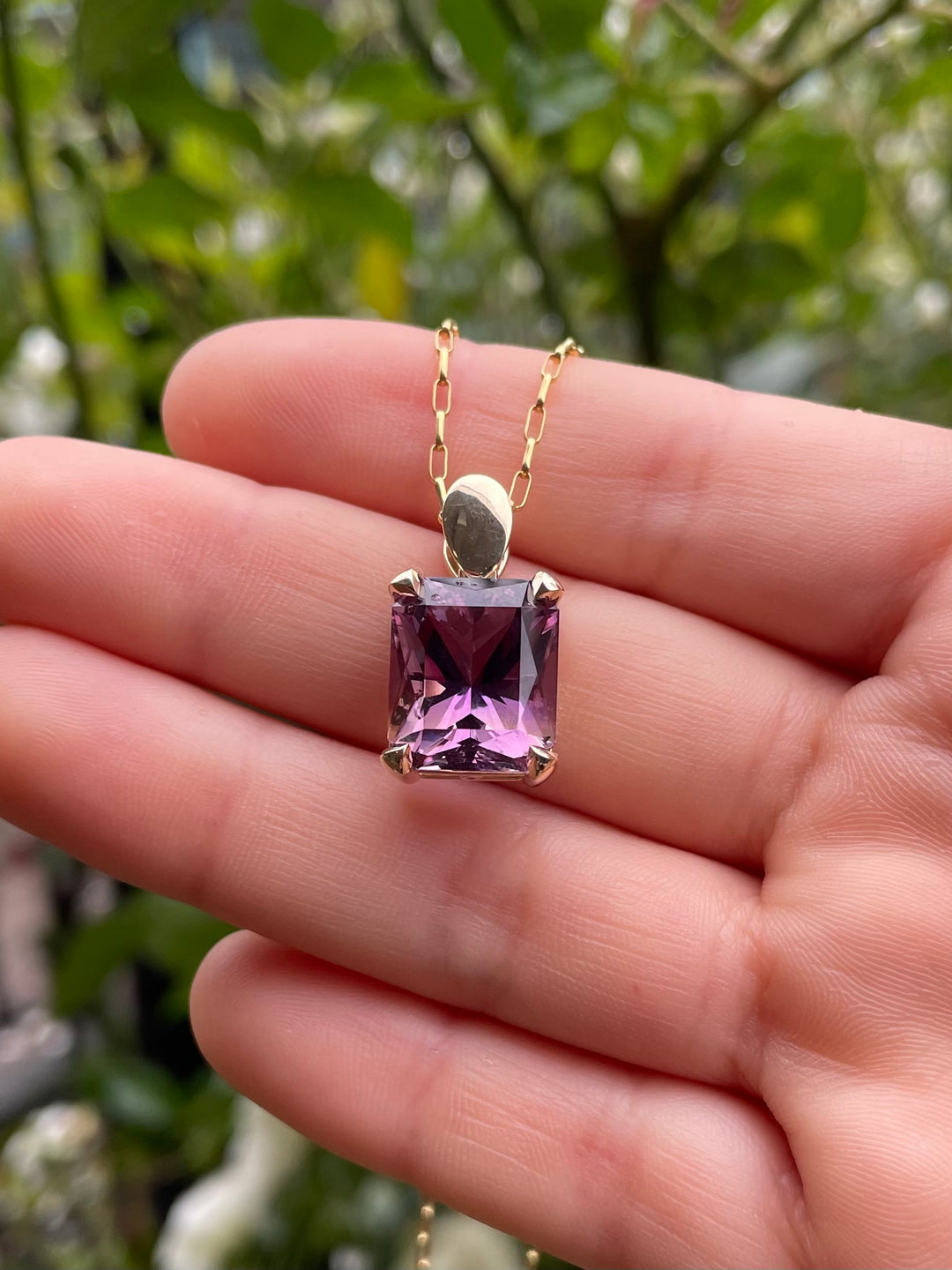 Bolivian Ametrine pendant