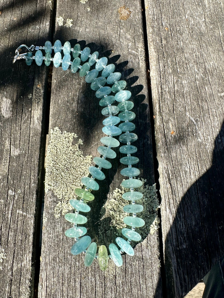 Brazilian aquamarine necklace