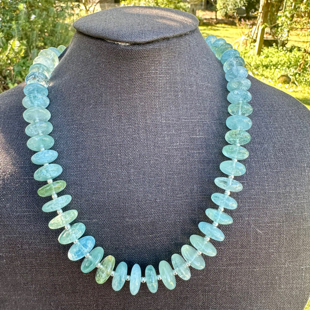 Brazilian aquamarine necklace