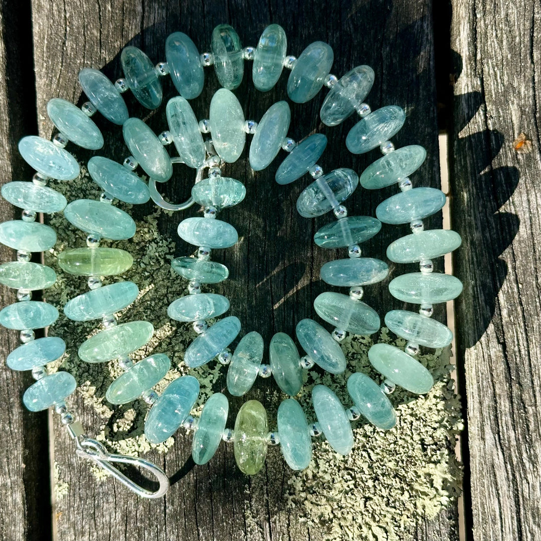 Brazilian aquamarine necklace
