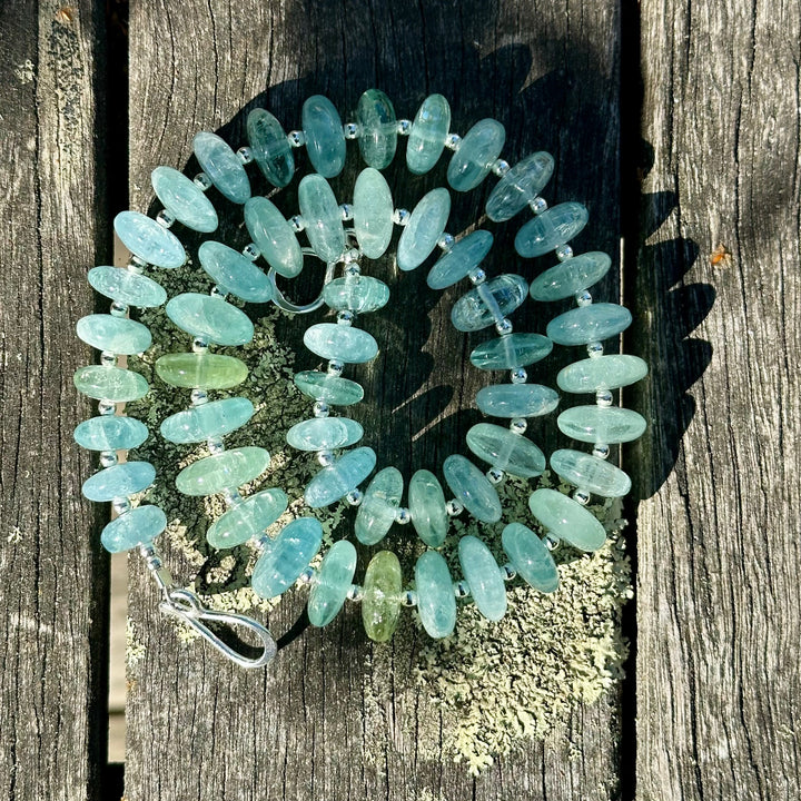 Brazilian aquamarine necklace