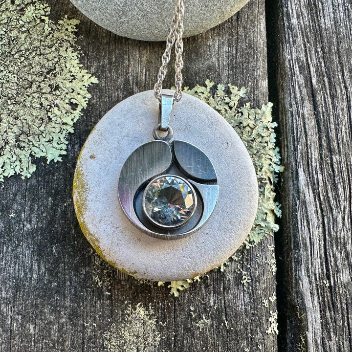 Vintage modernist sterling silver