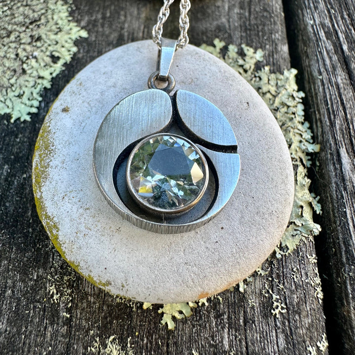 Vintage modernist sterling silver