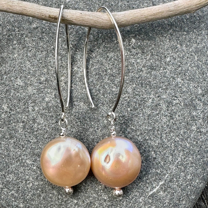 Apricot coin pearls