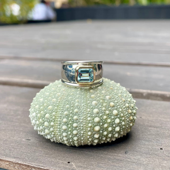 Aquamarine Bella ring