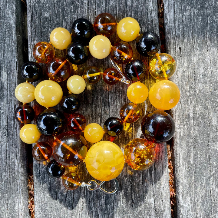 Baltic Amber graduated necklace