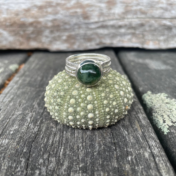 Marsden Flower & Sterling Silver Fine Unity ring