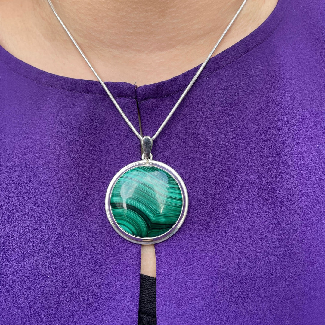 Malachite pendant