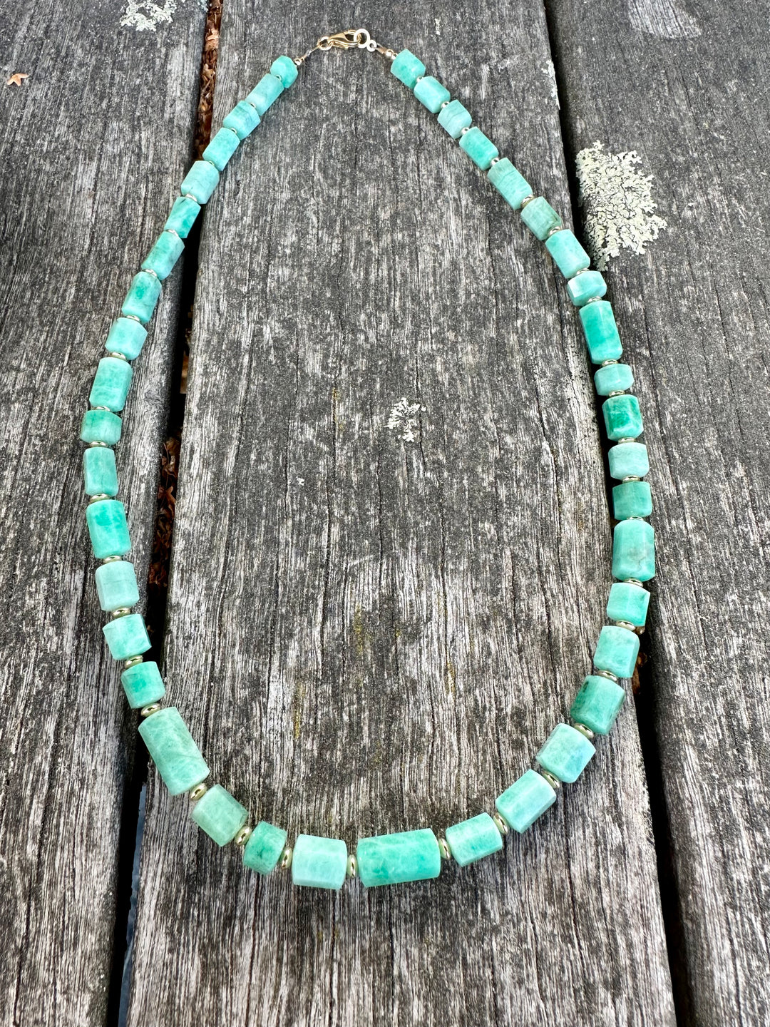 Brazilian emerald necklace