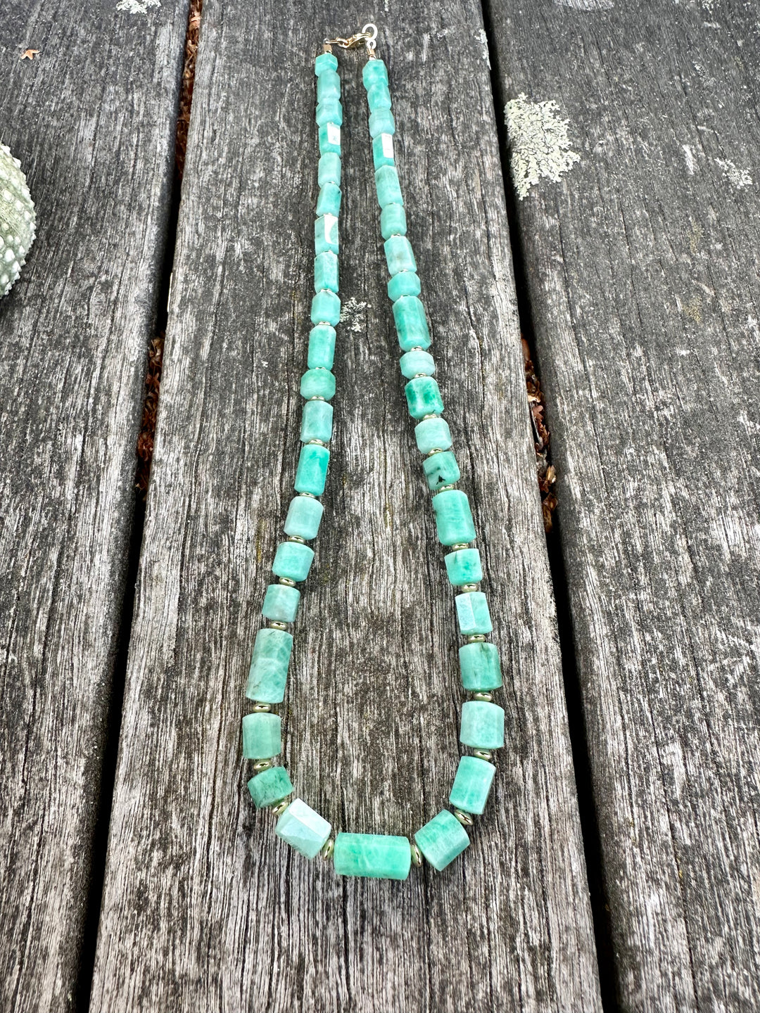 Brazilian emerald necklace