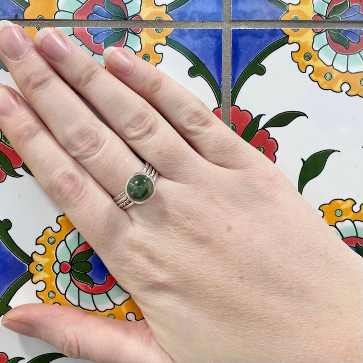 Marsden Flower & Sterling Silver Fine Unity ring