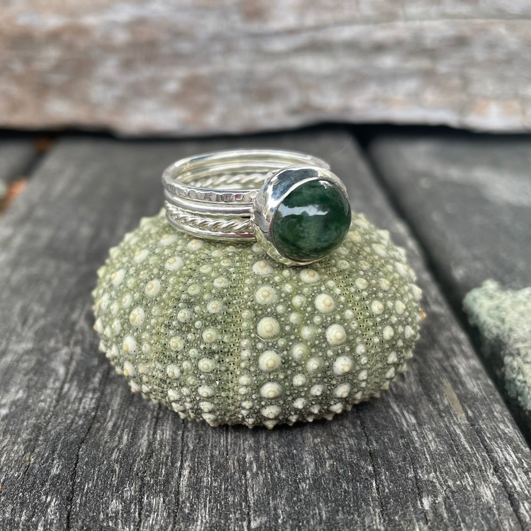 Marsden Flower & Sterling Silver Fine Unity ring
