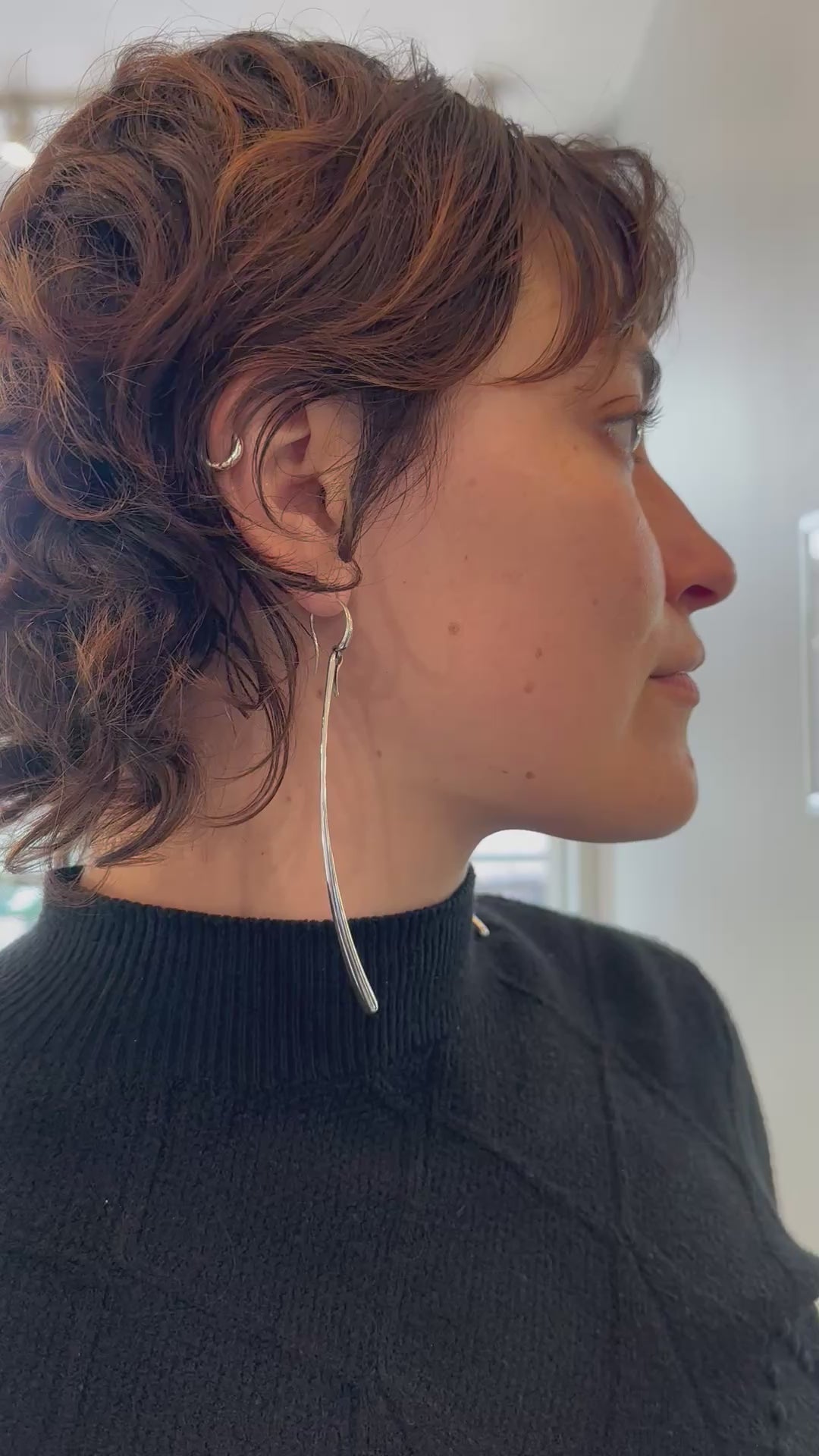 Jacquelin Rabun for Georg Jensen Denmark 1990 earrings