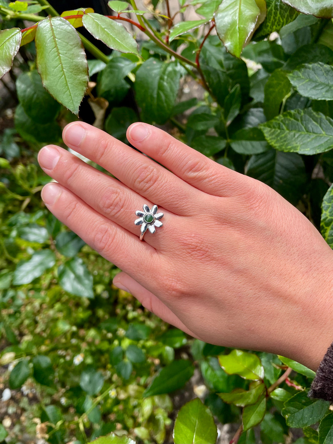 Sterling silver  puāwai ring