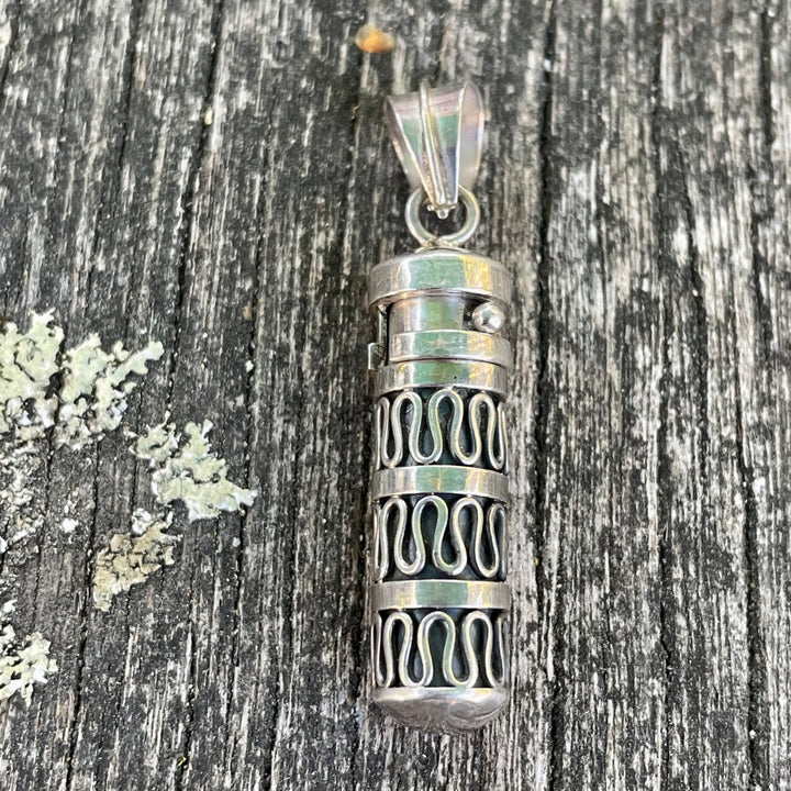 Sterling Silver Bottle Pendant