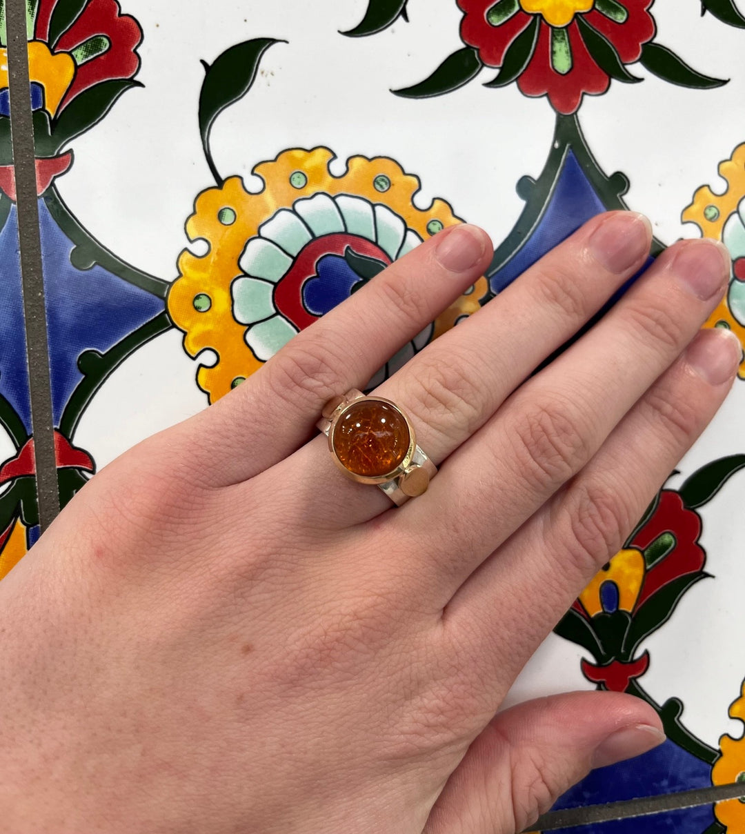 Baltic Amber Amore ring
